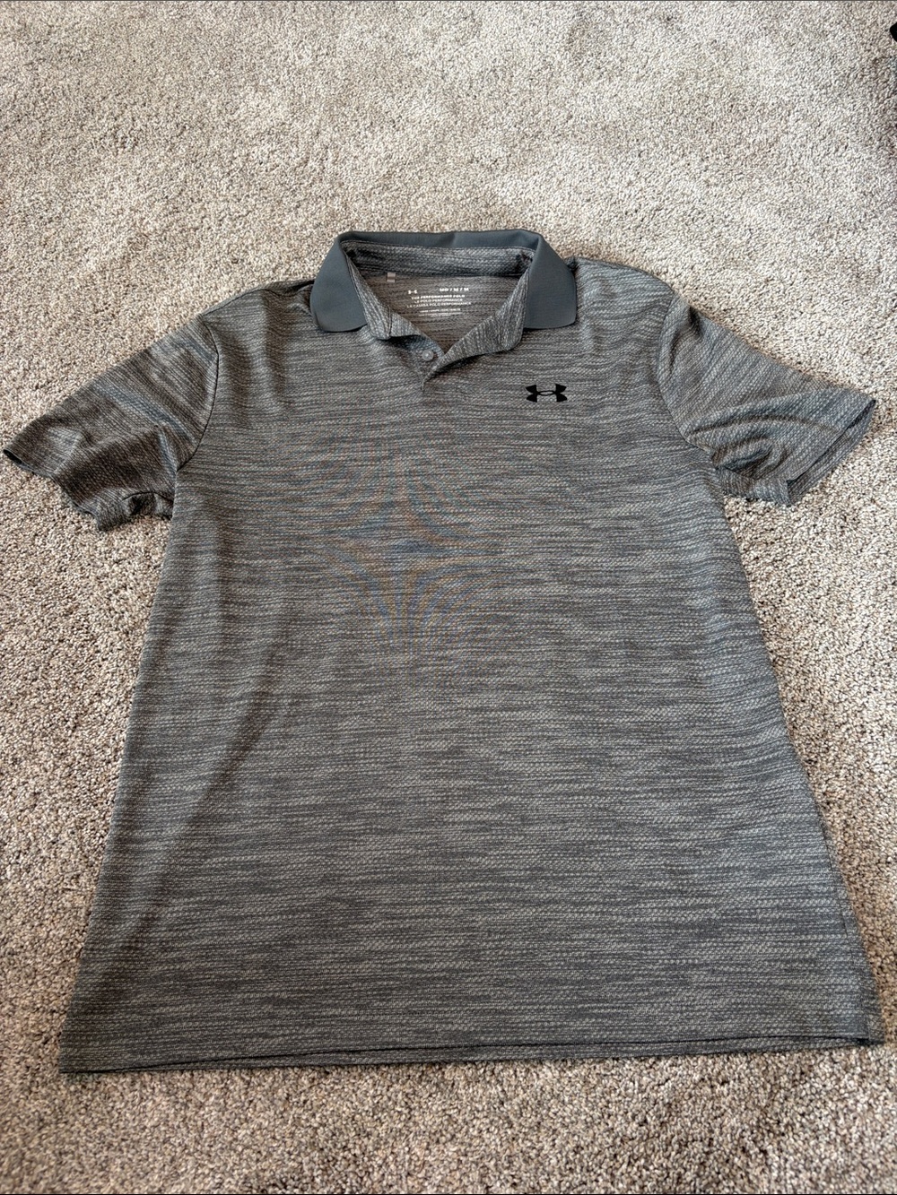 Under Armour Men’s Gray Heather Performance Polo